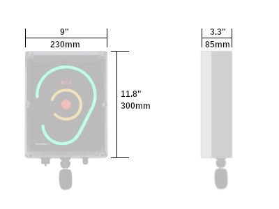 soundear 3 outdoor dimensions